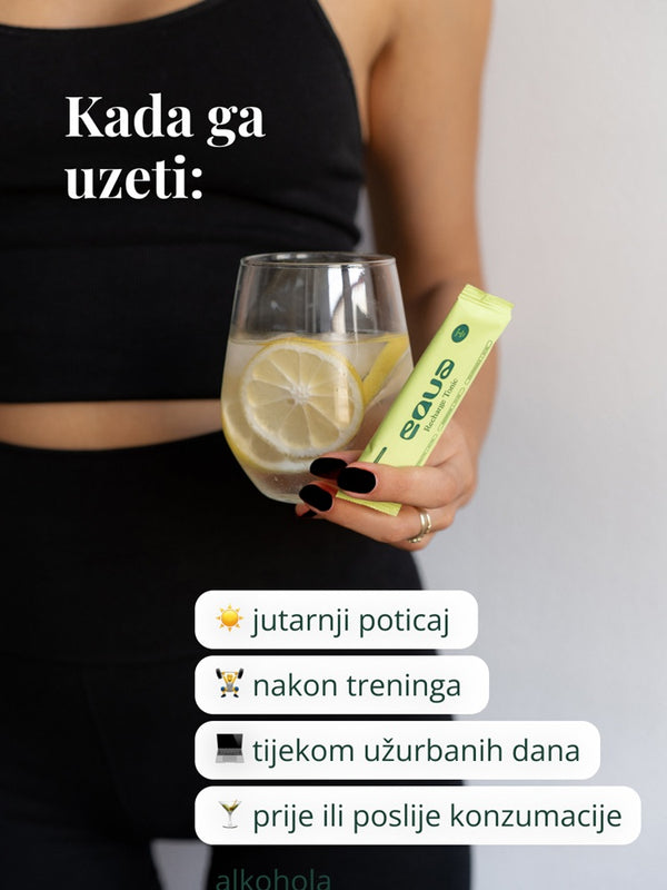 EQUA RECHARGE Tonic okus limeta i menta 20 vrećica, dodatak prehrani