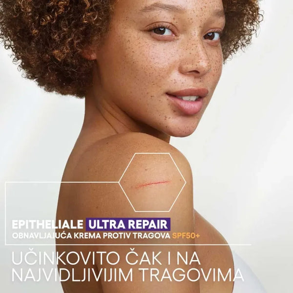 A-Derma Epitheliale ULTRA REPAIR SPF50+ obnavljajuća krema protiv tragova 40 ml