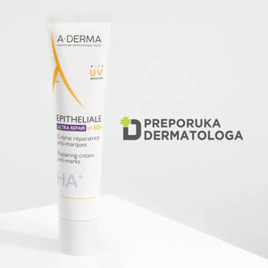A-Derma Epitheliale ULTRA REPAIR SPF50+ obnavljajuća krema protiv tragova 40 ml