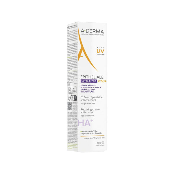 A-Derma Epitheliale ULTRA REPAIR SPF50+ obnavljajuća krema protiv tragova 40 ml