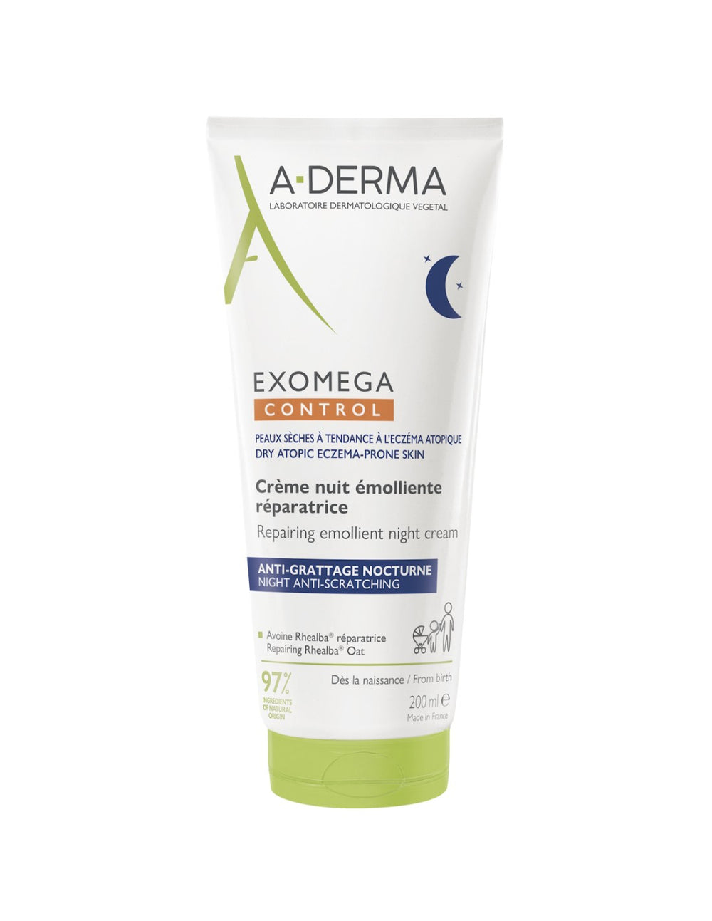 A-Derma Exomega Control emolijentna noćna krema 200 ml
