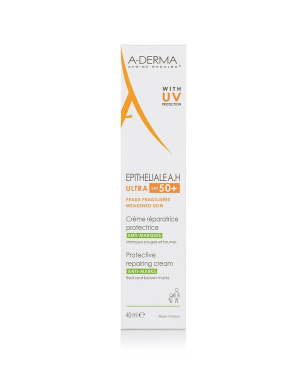 A-Derma Epitheliale ULTRA REPAIR SPF 50+ obnavljajuća krema protiv tragova 40 ml