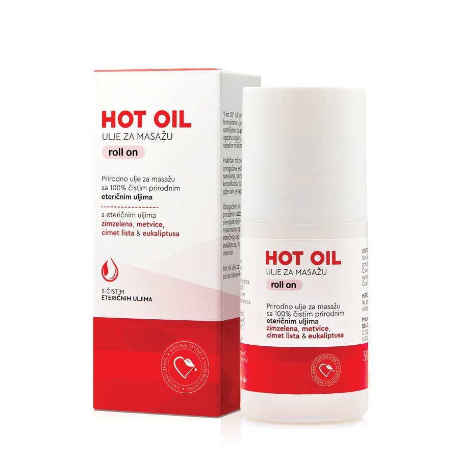 Dea Flores Hot Oil ulje za masažu  roll on 50ml