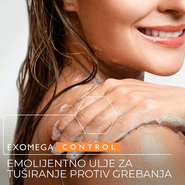 A-Derma Exomega Control emolijentno ulje za tuširanje 1 L