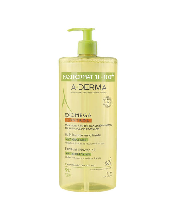 A-Derma Exomega Control emolijentno ulje za tuširanje 1 L
