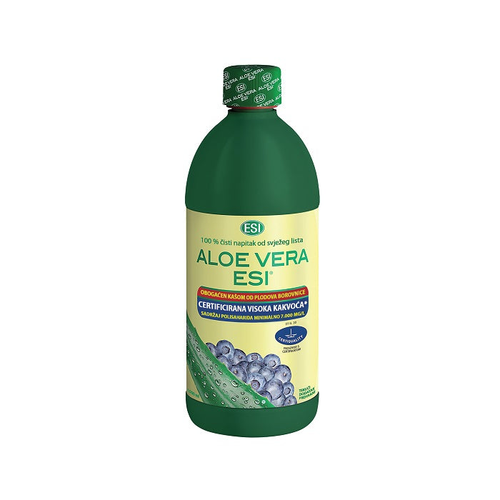 Esi Aloe Vera Sok sa medom i borovnicom, 1000 ml