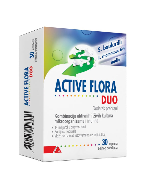 Active Flora Duo 30 kapsula, dodatak prehrani