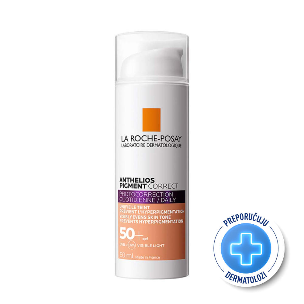 La Roche-Posay Anthelios pigment correct srednje tamna nijansa SPF50+ 50 ml
