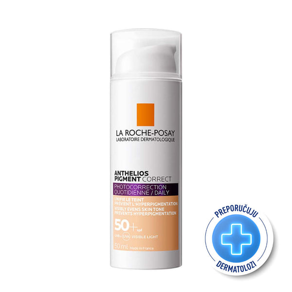 La Roche-Posay Anthelios pigment correct svijetla nijansa SPF50+ 50 ml