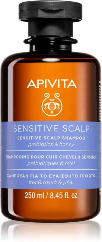 Apivita šampon za osjetljivo vlasište s prebioticima i medom 250 ml