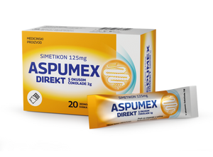 Aspumex direkt s okusom čokolade 20 vrećica