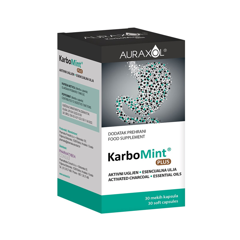 Auraxol KarboMint PLUS 30 kapsula