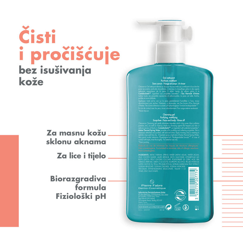 Avene Cleanance gel za čišćenje 400 ml PROMO