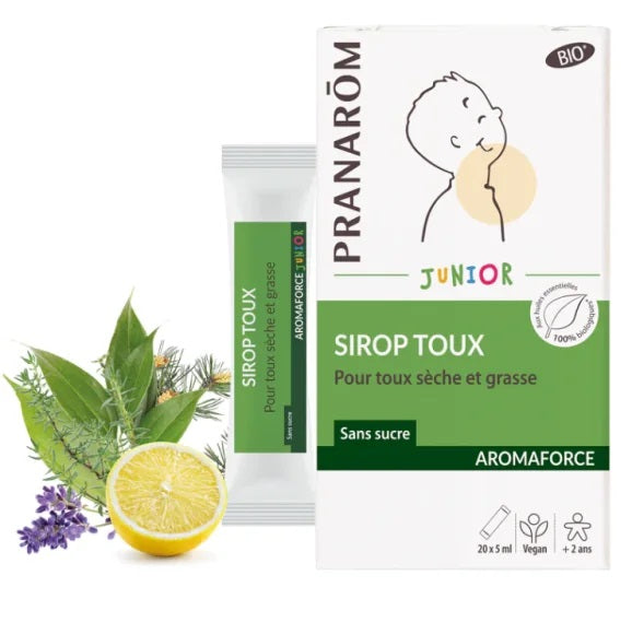 Pranarom Aromaforce BIO sirup protiv kašlja Junior 20x5 ml