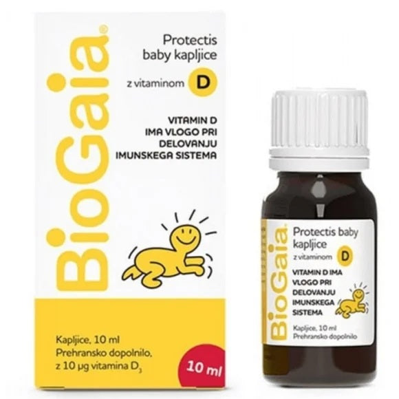 BioGaia Protectis Baby kapi s Vitaminom D3 10ml