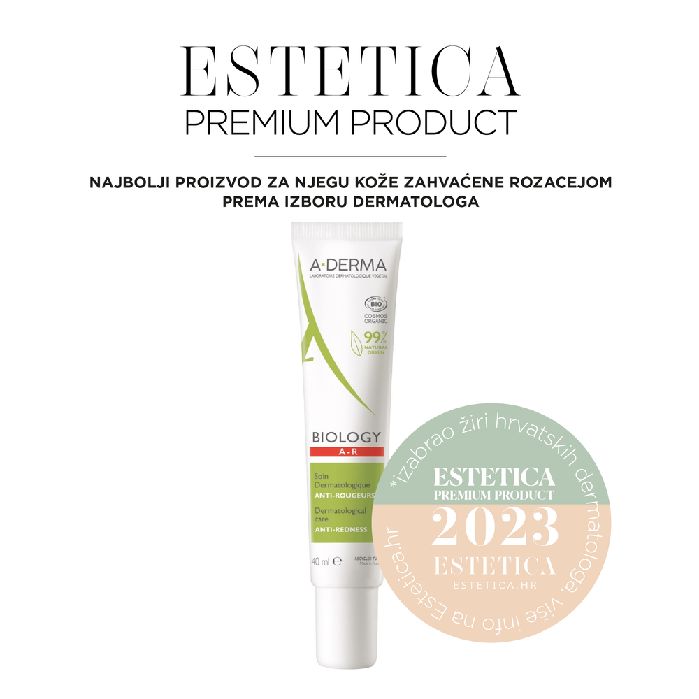 A-Derma Biology AR dermatološka njega protiv crvenila 40 ml