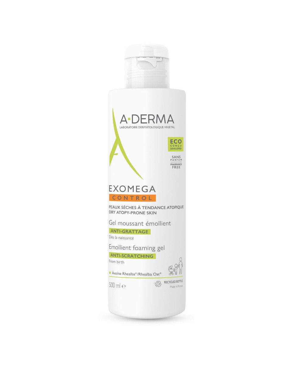 A-Derma Exomega Control emolijentni pjenušavi gel 500 ml