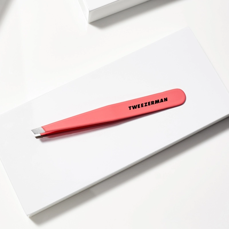 Slant Tweezer Mini Pinceta s kosim vrhom geranium