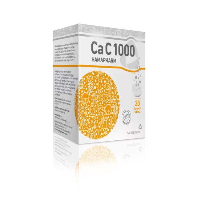 Hamapharm CA-C 1000 šumeće tablete A20