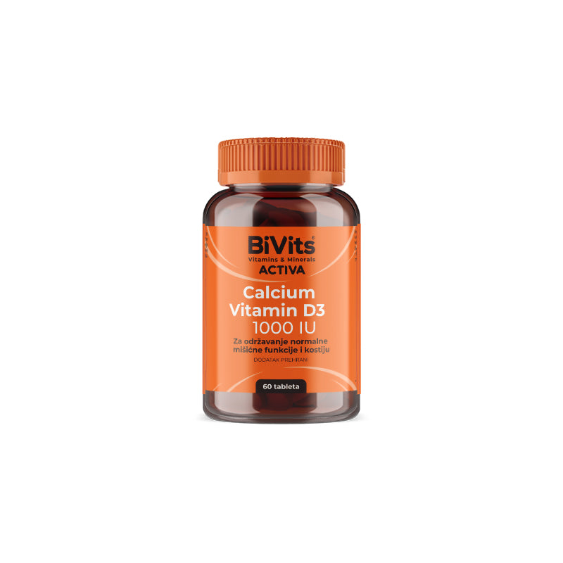 BiVits Calcium Vitamin D3 60 tableta