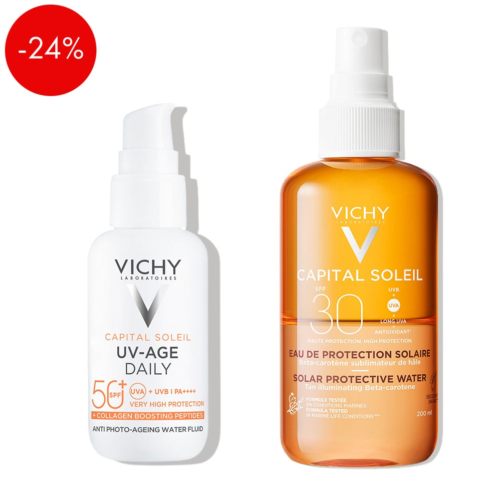 Vichy Capital Soleil SPF rutina za preplanuli i blistavi ten