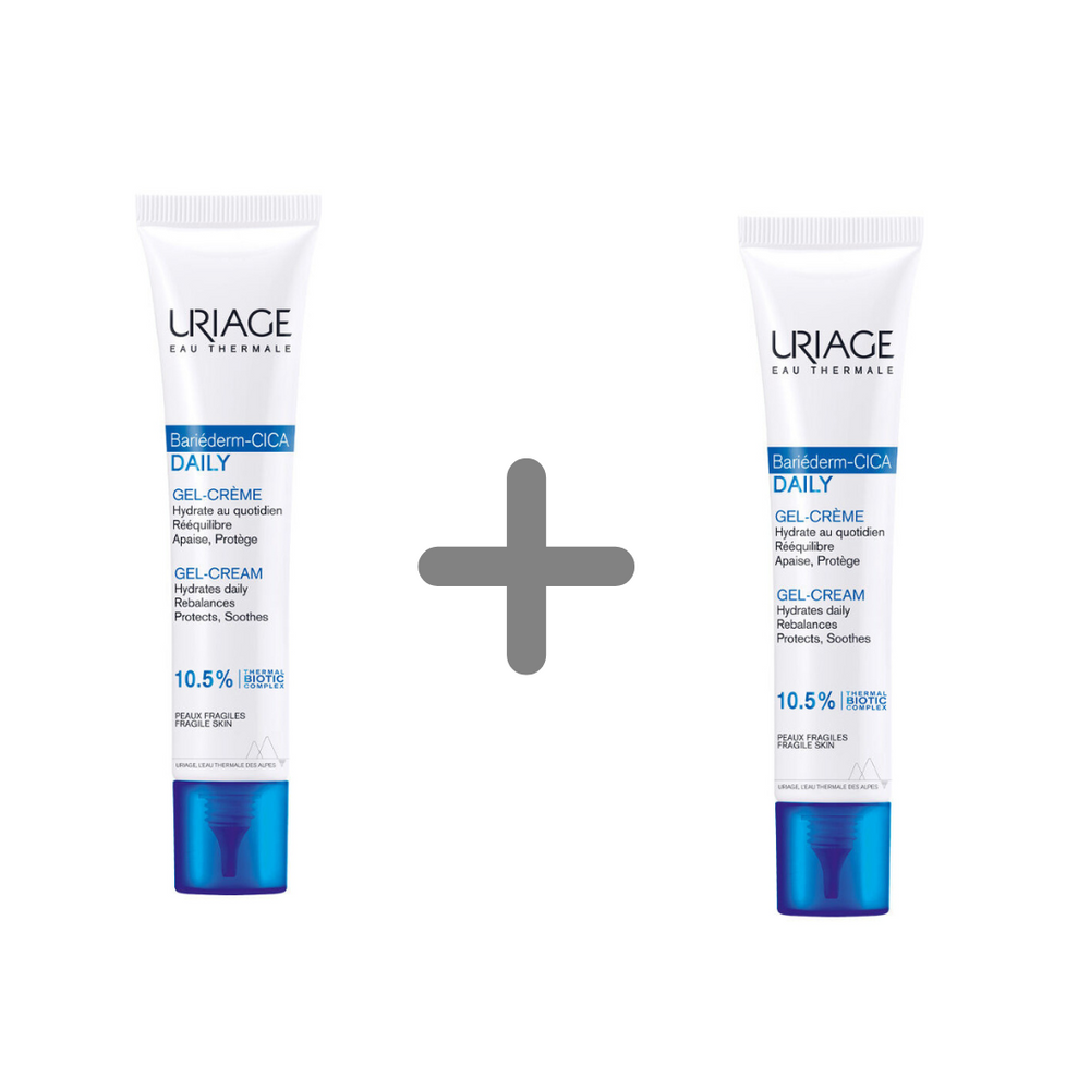 Uriage BARIEDERM CICA dnevna gel-krema 40 ml 1+1 GRATIS