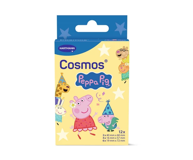 Cosmos flasteri za žuljeve Peppa Pig, 12 komada