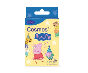 Cosmos flasteri za žuljeve Peppa Pig, 12 komada
