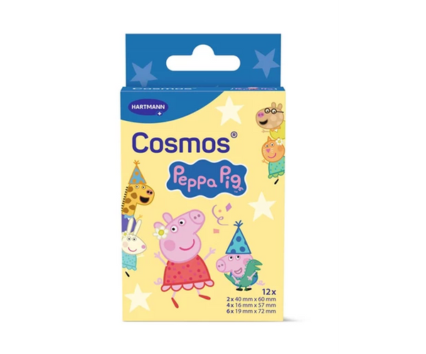 Cosmos flasteri za žuljeve Peppa Pig, 12 komada