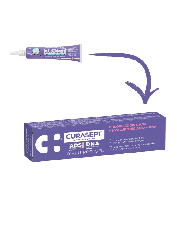 Curasept ADS® DNA Hyalu Pro gel 30 ml