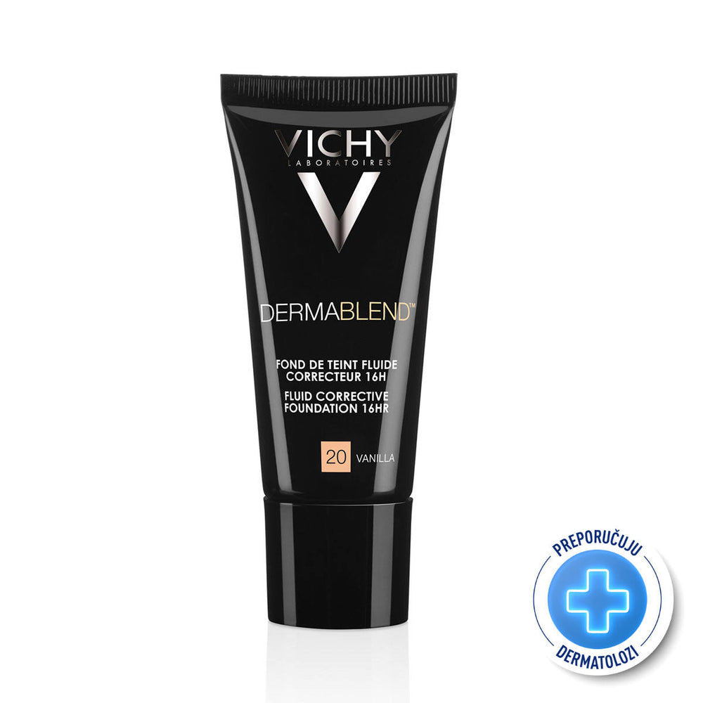 Vichy Dermablend korektivni tekući puder-nijansa 20 Vanilla 30 ml