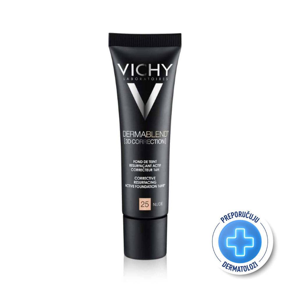 Vichy Dermablend 3D korektivni puder-nijansa 25 Nude 30 ml