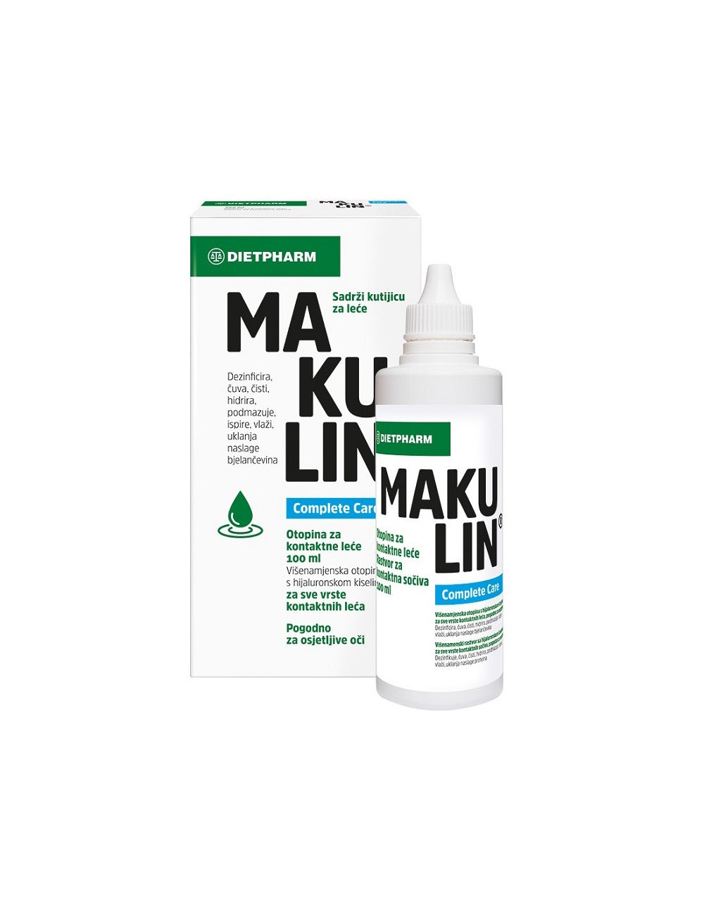 Dietpharm Makulin Complete Care, otopina za leće 100 ml