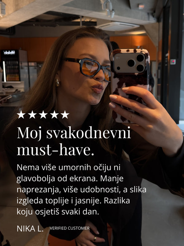 EQUA The Editor naočale za plavo svjetlo i UV Tortoise