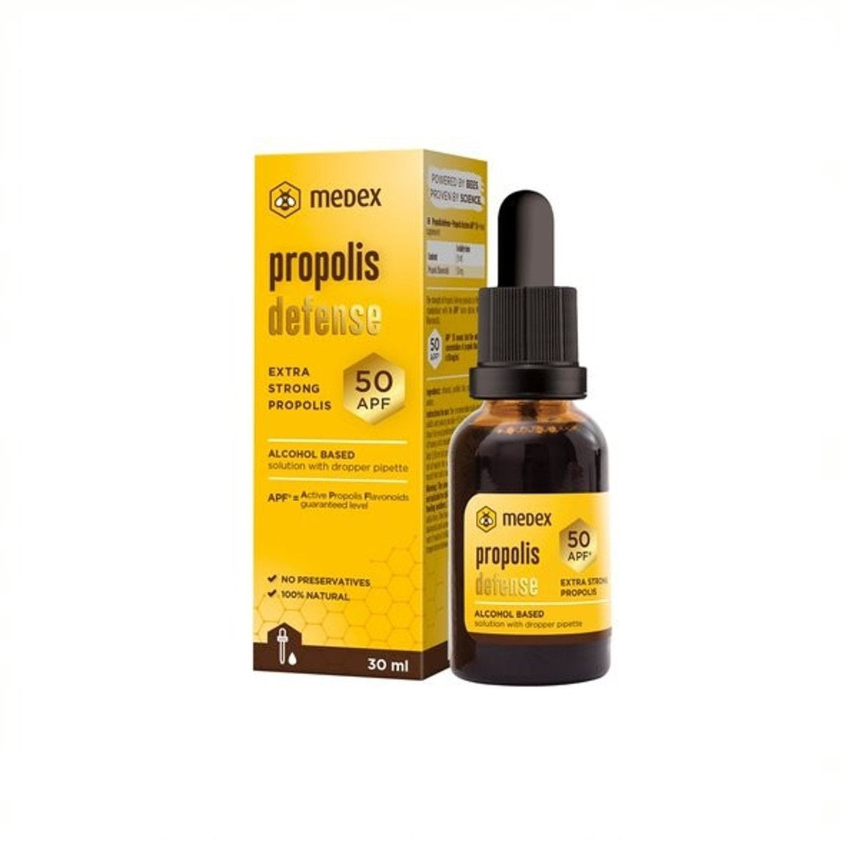 Medex Propolis Defense APF 50 kapi na alkoholnoj osnovi 30 ml, dodatak