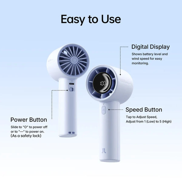 JisuLife ventilator ručni F10 grey