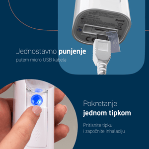 Omron inhalator Mini air 360+
