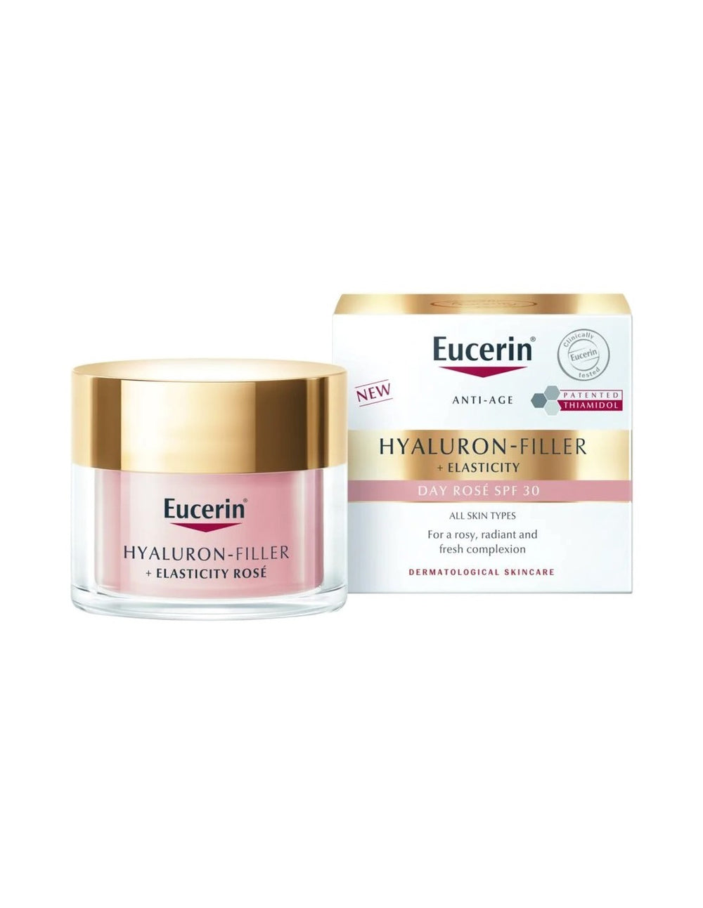 Eucerin Hyaluron-Filler + Elasticity Rose dnevna njega s SPF30 50 ml