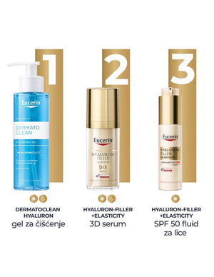 Eucerin Eucerin Hyaluron-Filler + Elasticity Ultra-light SPF50 fluid za lice 50 ml