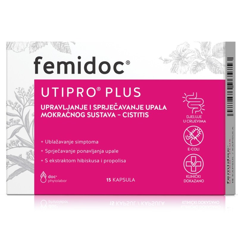 Femidoc Utipro plus 15 kapsula