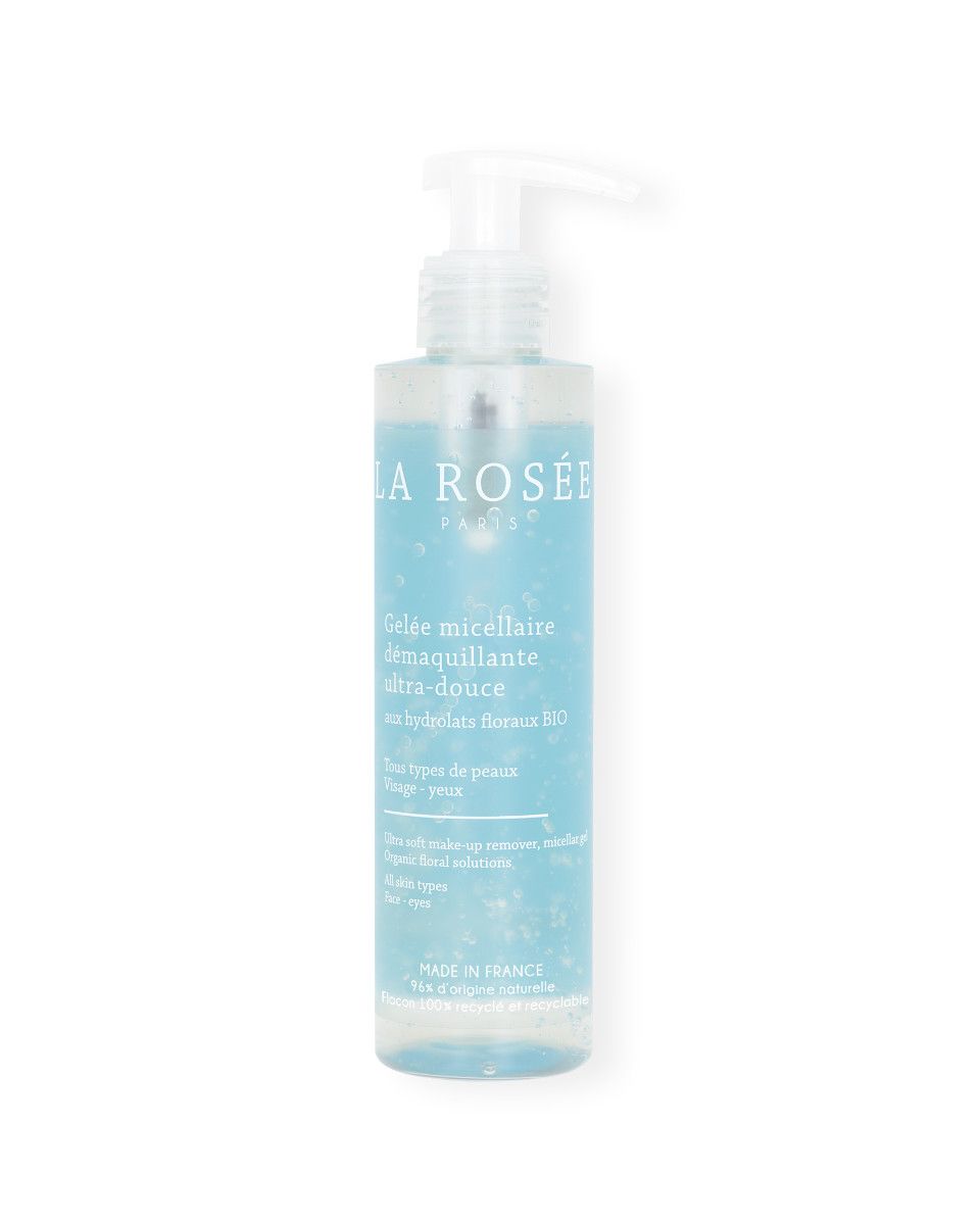 La Rosée Ultra nježni micelarni gel za uklanjanje šminke Organski cvjetni hidrolati 195 ml
