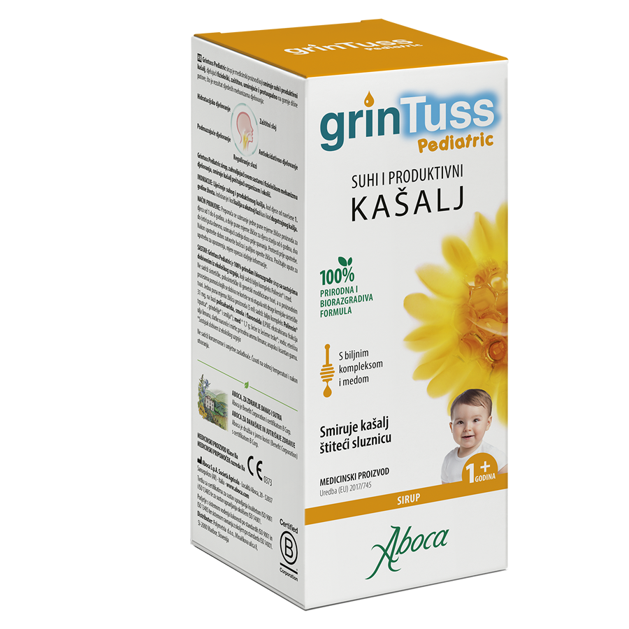 GrinTuss Pediatric sirup protiv kašlja za djecu 128g