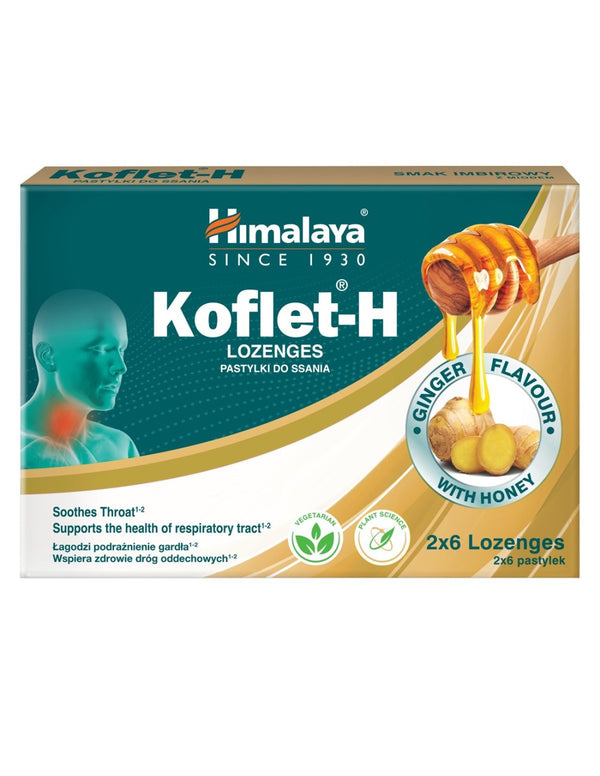 Himalaya Koflet-H pastile s okusom đumbira, dodatak prehrani