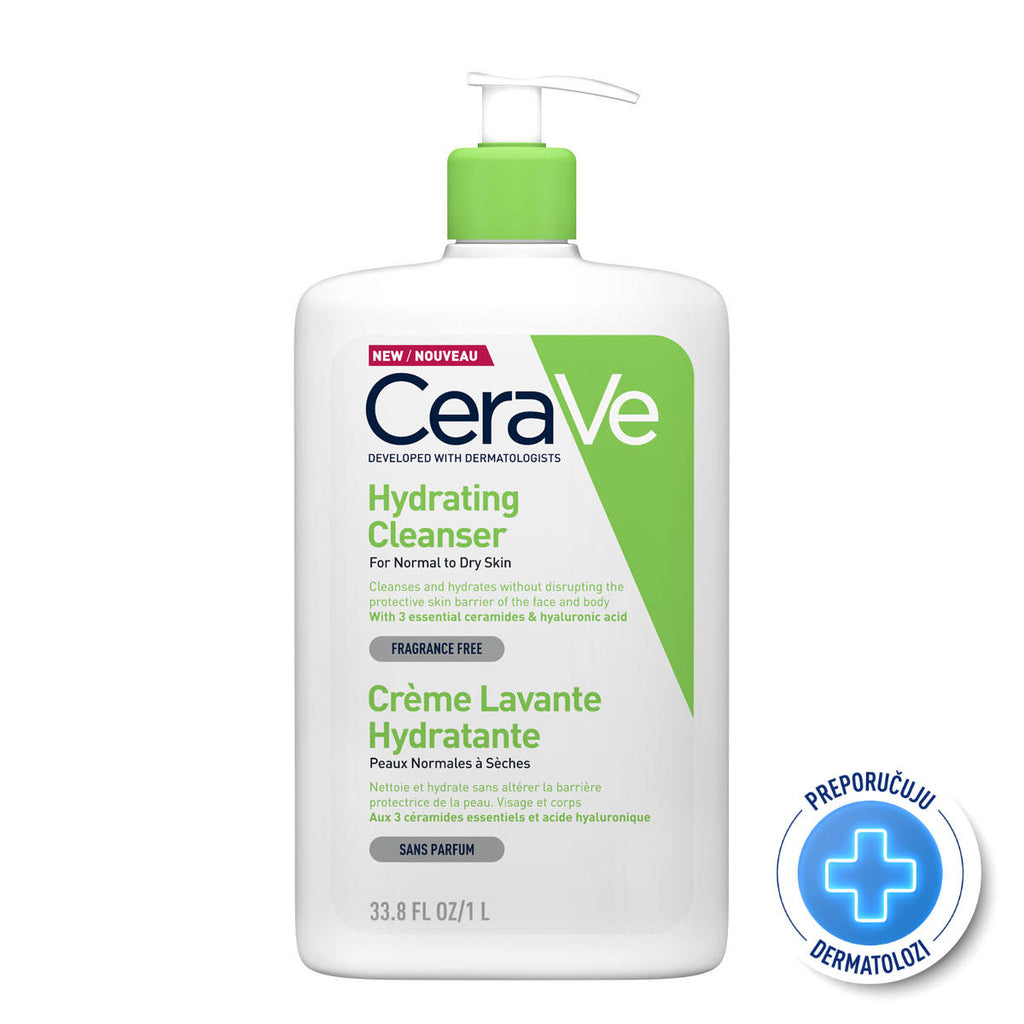 CeraVe Hidratantna emulzija za čišćenje za normalnu do suhu kožu 1000 ml