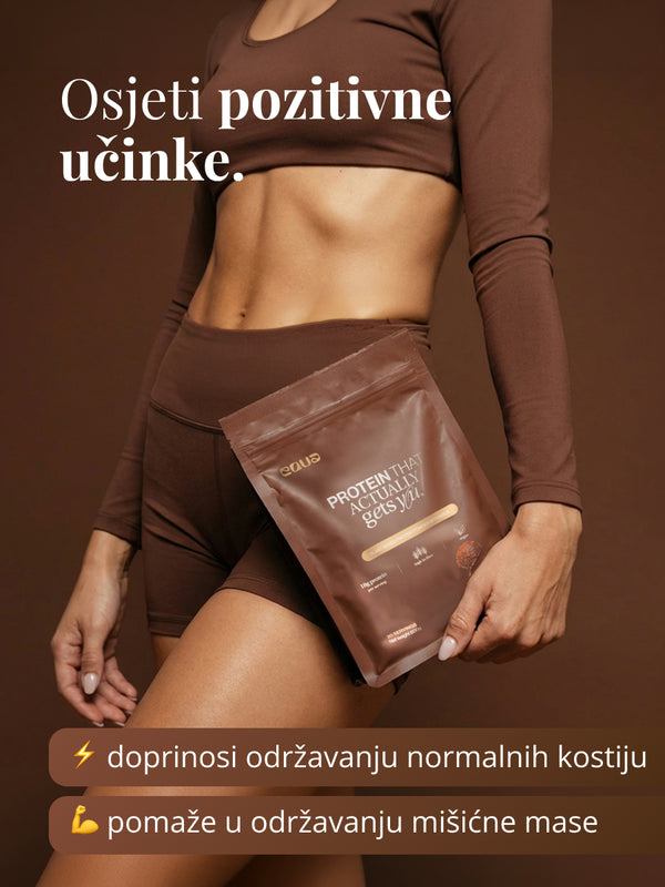EQUA Veganski proteini od čokolade 600 g, dodatak prehrani