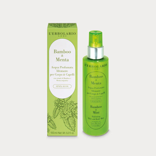 L'Erbolario Maglica za kosu i tijelo s bambusom i mentom 150 ml