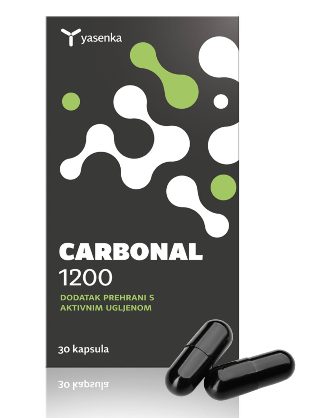 Yasenka CARBONAL 1200 aktivni ugljen 30 kapsula