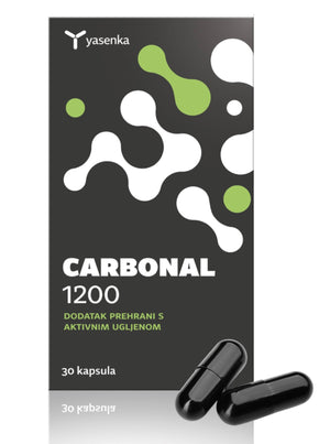 Yasenka CARBONAL 1200 aktivni ugljen 30 kapsula