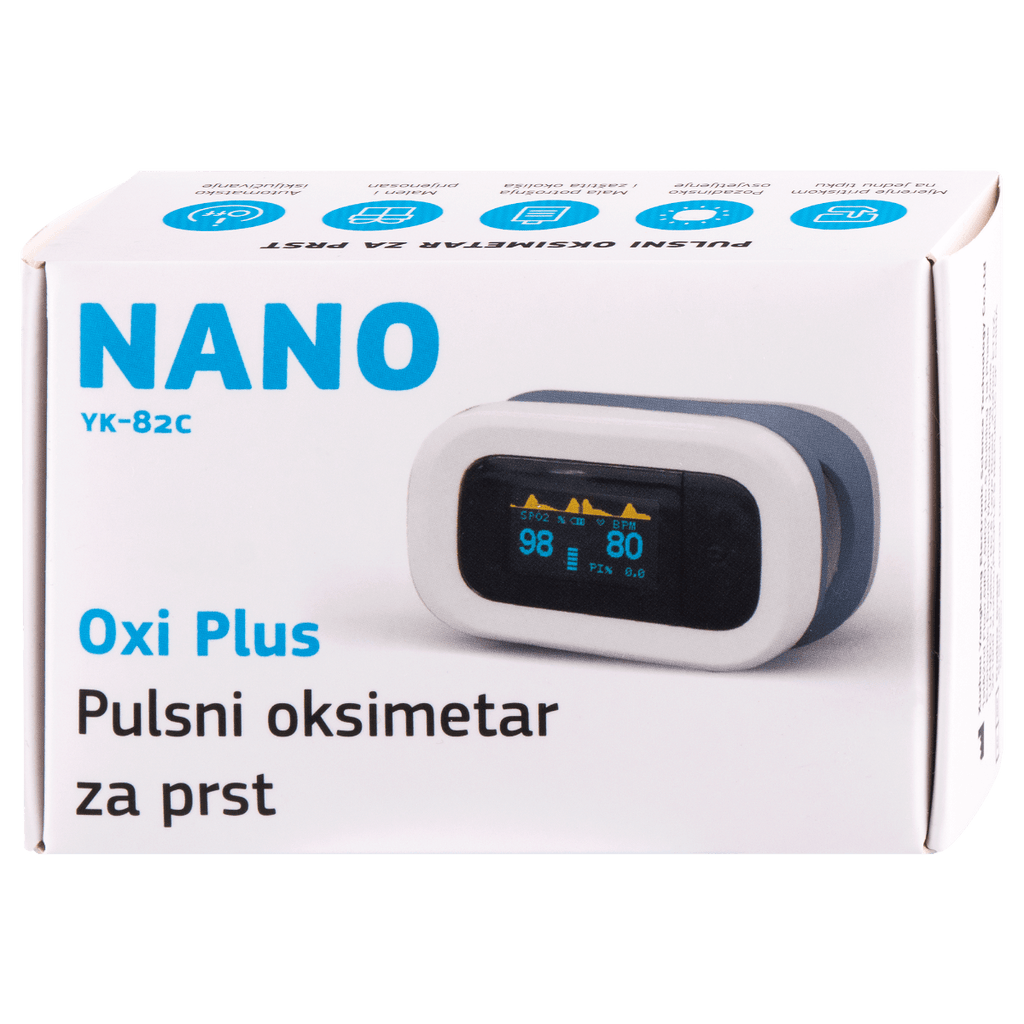 Nano Oxi Plus Pulsni oksimetar za prst