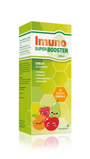 Hamapharm Imuno Super Booster sirup 200 ml, dodatak prehrani